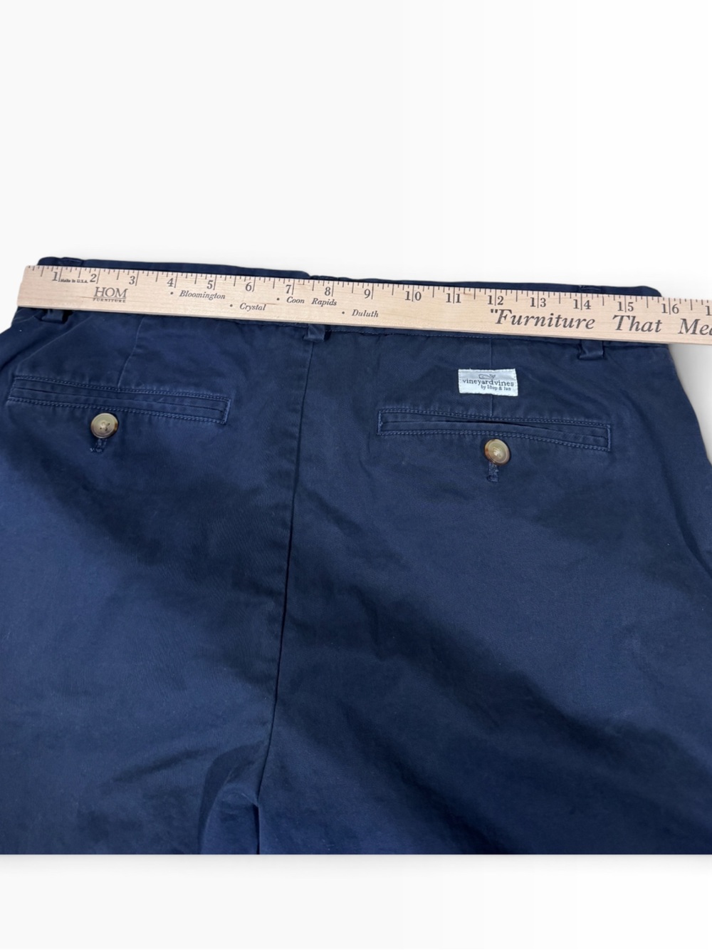 Vineyard Vines Classic Men's Navy Cotton Shorts - Picture 3 of 5